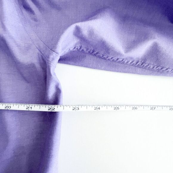 Tommy Hilfiger Mens Shirt Regular Fit Long Sleeve French Cuffs Purple Size 16 - Picture 8 of 8